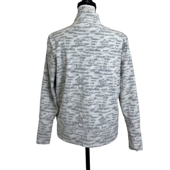 Zyia Active Jacket Full Zip Athletic Stretch Gray Cream Womens Size M - Picture 6 of 6